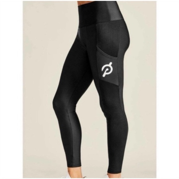 Peloton | Pants & Jumpsuits | Peloton Rib Pocket Legging With P Logo | Poshmark
